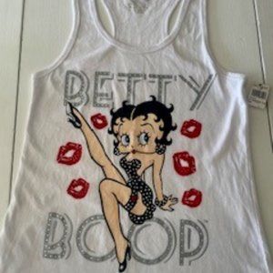 Authentic Betty Boop Tank Top size XS Fits like a SM+